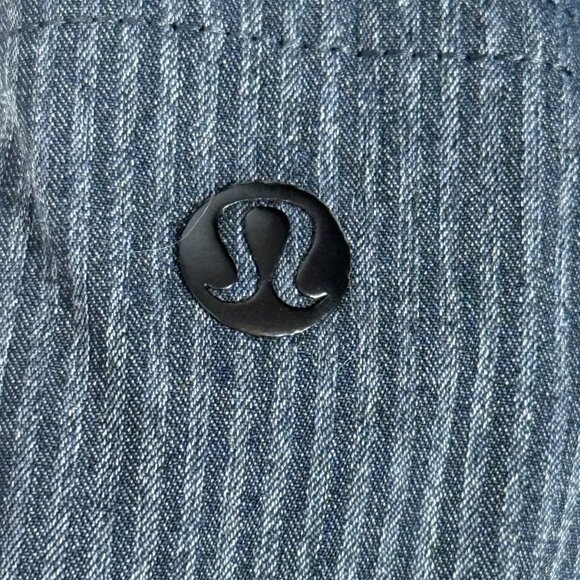 Lululemon Striped Activewear Blue Pants - Picture 3 of 4